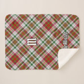 クランマカリスタードレスタータンチェックシェルパブランケット シェルパブランケット (正面(横))