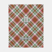 クランマカリスタードレスタータンチェックフリースブランケット フリースブランケット (正面)