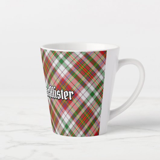 クランマカリスタードレスタータンチェックラテマグカップ カフェラテマグ (右)