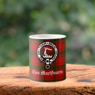 クランマカルリータータンチェックとクレスト コーヒーマグカップ