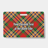 クランマギルタータンチェックバッジ バッジ (裏面)