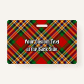 クランマギルタータンチェックバッジ バッジ (裏面)