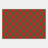 クランマクアリスター・オブ・グレンバータータンチェック ラッピングペーパーシート (正面3)