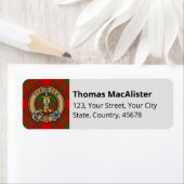 クランマクアリスター・オブ・グレンバータータンチェック ラベル (インサイチュ)