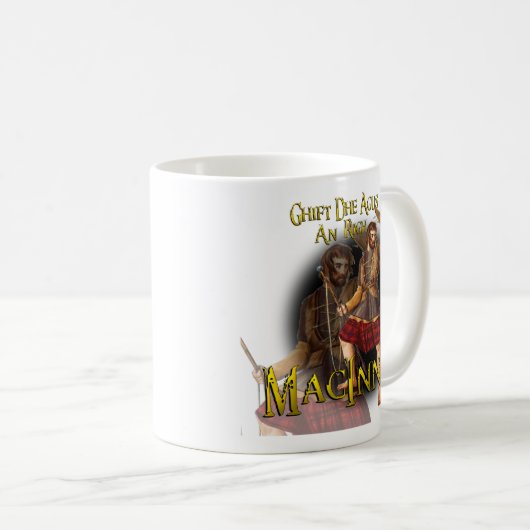 クランマクインズスコティッシュダイナスティムグタータンチェック コーヒーマグカップ (正面右)