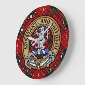 クランマククイーンクレストオーバータルタン ラージ壁時計 (傾斜)