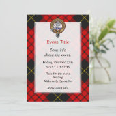 クランマククイーンクレストオーバータルタン 招待状 (スタンド正面)