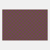 クランマクゴワンタータンチェック ラッピングペーパーシート (正面3)