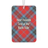 クランマクタビッシュの紋章オーバータータンチェック カーエアーフレッシュナー (裏面)