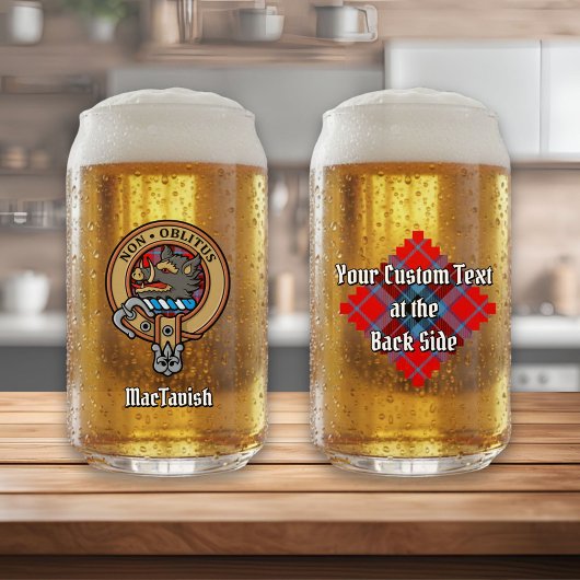 クランマクタビッシュの紋章オーバータータンチェック ガラス缶