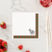 クランマクドゥガルタータンチェック スタンダードカクテルナプキン (インサイチュ)