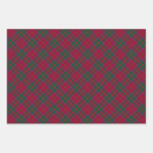 クランマクドゥガルタータンチェック ラッピングペーパーシート (正面3)