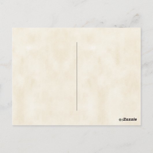 クランマクドゥガルヴィンテージイラストレーションタータンチェック枠 ポストカード (裏面)