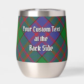 クランマクドナルドのクレストタータンチェック (背面)