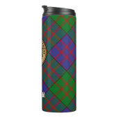 クランマクドナルドのクレストタータンチェック タンブラー (回転右)