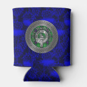 クランマクドナルドのクレスト&タータンチェックノット 缶クーラー (裏面)