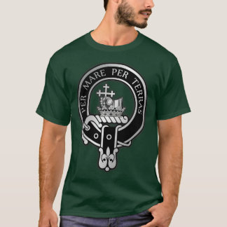 クランマクドナルドクレストタータンチェック1 Tシャツ