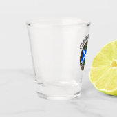 クランマクニールタータンチェックノット&フラグ ショットグラス (左)