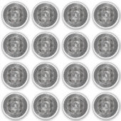 クランマクファーソンクレスト&タータンチェックノット シール (正面)