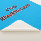 クランマクファーソンタータンチェック名、スモールシャーパブランケット シェルパブランケット (3/4)