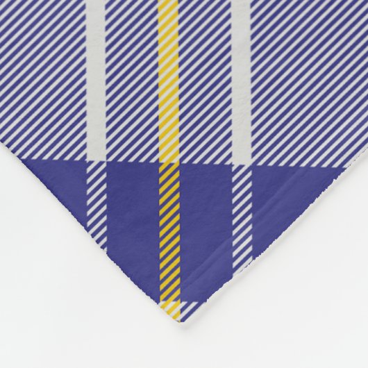 クランマクファーソンブルードレスタータンチェックフリースブランケット フリースブランケット (角)