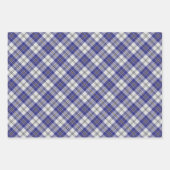 クランマクファーソンブルードレスタータンチェック ラッピングペーパーシート (正面2)