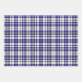 クランマクファーソンブルードレスタータンチェック ラッピングペーパーシート