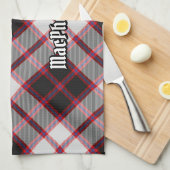 クランマクファーソン狩りタータンチェックキッチンタオル キッチンタオル (四つ折り)