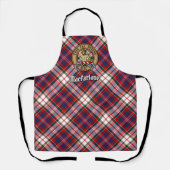 クランマクファーレンクレストオーバードレスタータンチェック エプロン (正面)