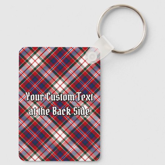 クランマクファーレンクレストオーバードレスタータンチェック キーホルダー (裏面)