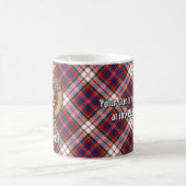 クランマクファーレンクレストオーバードレスタータンチェック コーヒーマグカップ (中央)