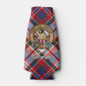 クランマクファーレンクレストオーバードレスタータンチェック ボトルクーラー (正面)