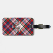 クランマクファーレンクレストオーバードレスタータンチェック ラゲッジタグ (裏面横)