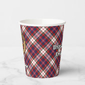 クランマクファーレンクレストオーバードレスタータンチェック 紙コップ (左)