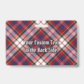 クランマクファーレンドレスタータンチェック バッジ (裏面)