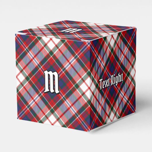 クランマクファーレンドレスタータンチェック フェイバーボックス (正面サイド)