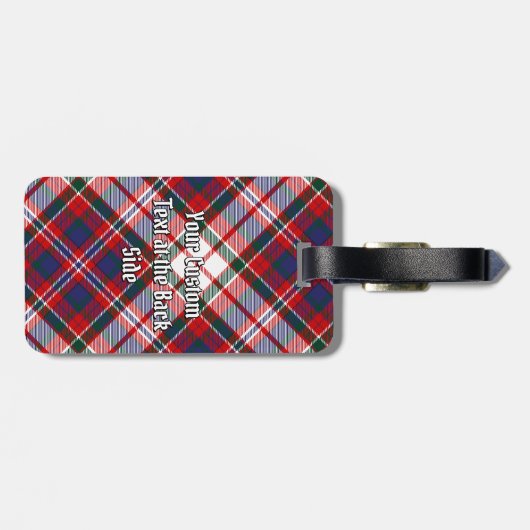 クランマクファーレンドレスタータンチェック ラゲッジタグ (裏面横)