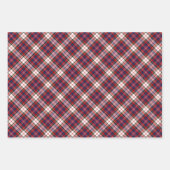 クランマクファーレンドレスタータンチェック ラッピングペーパーシート (正面3)