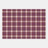 クランマクファーレンドレスタータンチェック ラッピングペーパーシート (正面)