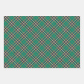 クランマクファーレン古代狩りタータンチェック ラッピングペーパーシート (正面2)