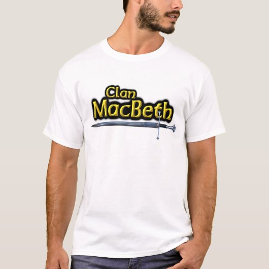 クランマクベスインスパイアスコティッシュ Tシャツ (正面)