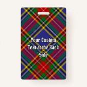 クランマクベスタータンチェックバッジ バッジ (裏面)