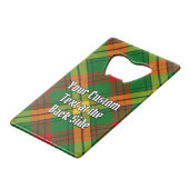 クランマクミランクレストオーバータータンチェック クレジットカード栓抜き (裏面アングル)