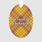 クランマクミランクレストオーバードレスタータンチェック オーナメント (裏面)