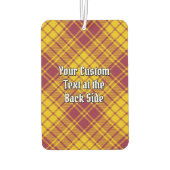 クランマクミランクレストオーバードレスタータンチェック カーエアーフレッシュナー (裏面)