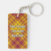 クランマクミランクレストオーバードレスタータンチェック キーホルダー (裏面)