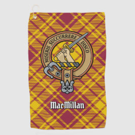 クランマクミランクレストオーバードレスタータンチェック ゴルフタオル