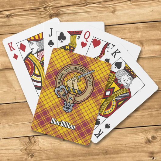 クランマクミランクレストオーバードレスタータンチェック トランプ