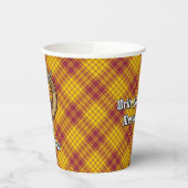 クランマクミランクレストオーバードレスタータンチェック 紙コップ (左)