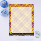 クランマクミランドレスタータンチェック チラシ (シングル)